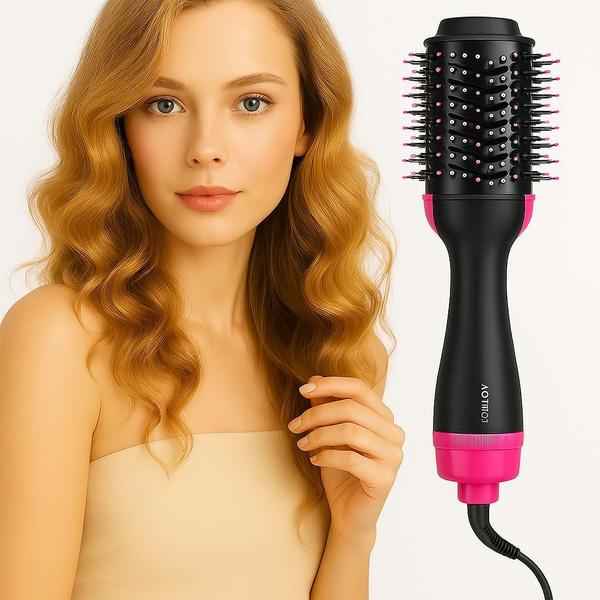 Escova Secadora Profissional Seca Alisa E Modela Cabelo Com Cabo - New comercio Escova Secadora Profissional Seca Alisa E Modela Cabelo Com Cabo - New comercio