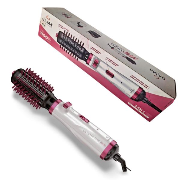 Escova Secadora Rotativa 3 em 1 Gama Italy New Turbo Plus 2300