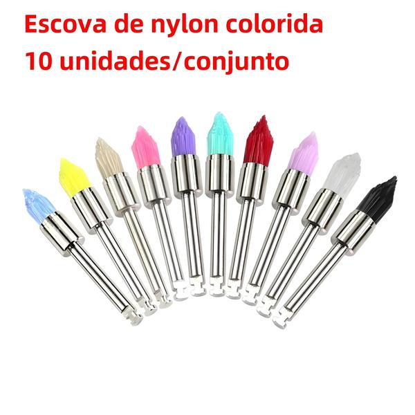 Imagem de Escovas Descartáveis para Clareamento Dental (10 Peças) - Cerdas de Nylon