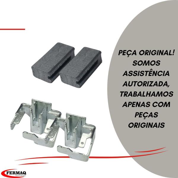 Imagem de Escovas + Suporte Para Politriz WP600K Original Black&Decker