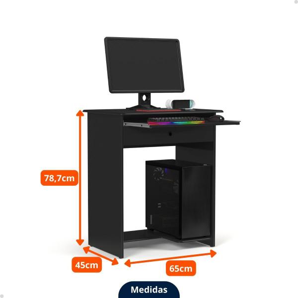 Imagem de Escrivaninha Mesa Computador Com Gaveta Quarto - Mod.3016