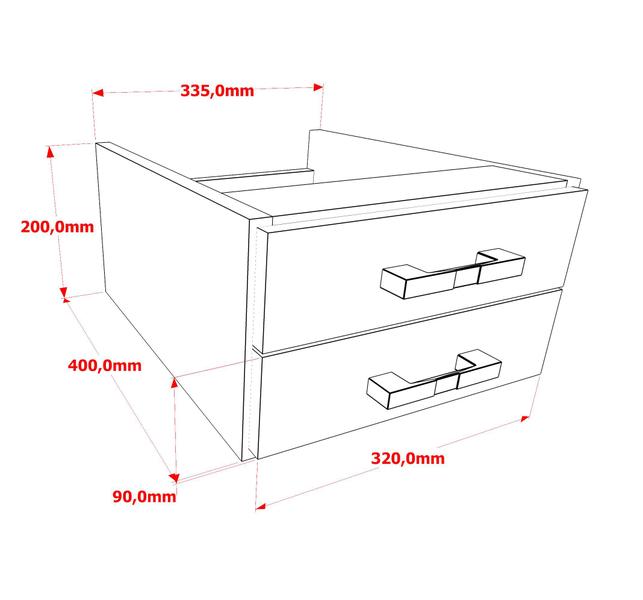 Imagem de Escrivaninha Mesa De Escritório Em L 1,80x1,40m C/02gavetas