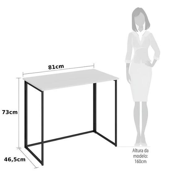 Imagem de Escrivaninha Mesa Dobravel Apoio Estudo Trabalho Notebook Pc Industrial