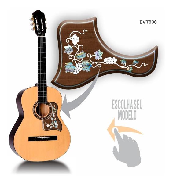 Escudo De Violão Personalizado Resinado Relevo Evt017 - Resitank Imagem de Escudo De Violão Personalizado Resinado Relevo Evt017