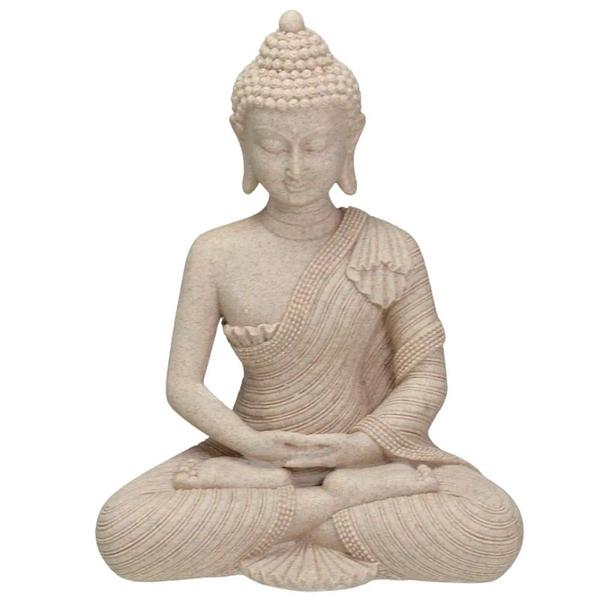 Imagem de Escultura Buda Decorativo em Resina 32 cm  - Espressione