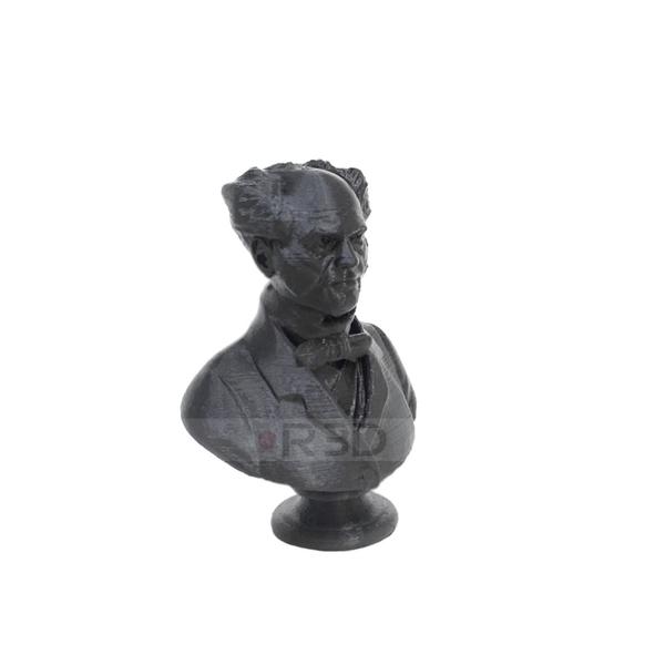 Imagem de Escultura Busto Arthur Schopenhauer Filósofo 10 Cm