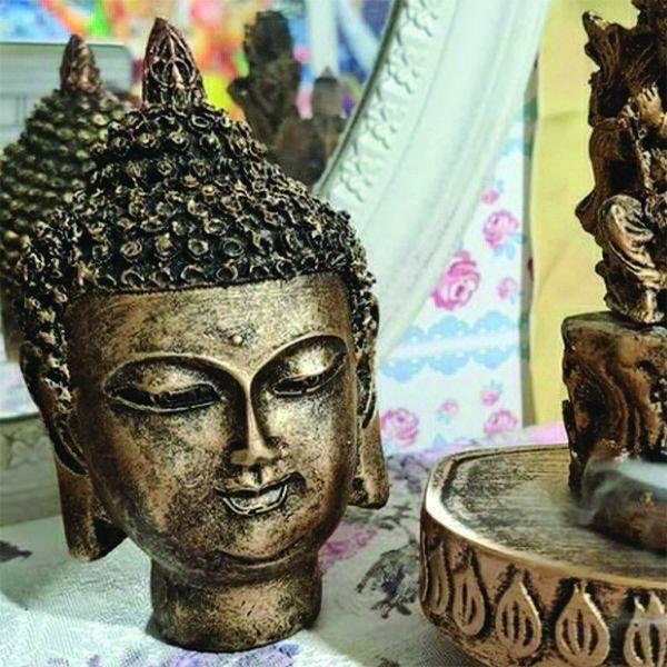 Imagem de Escultura Cabeça De Buda Hindu 05544