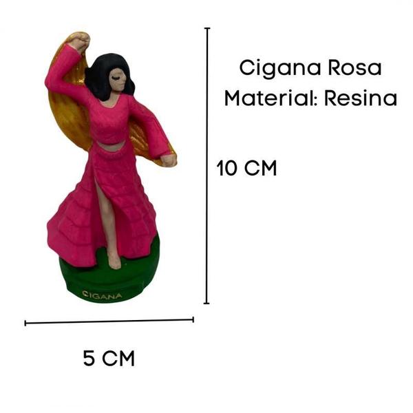 Imagem de Escultura Cigana Em Resina 11 Cm Umbanda Candomblé