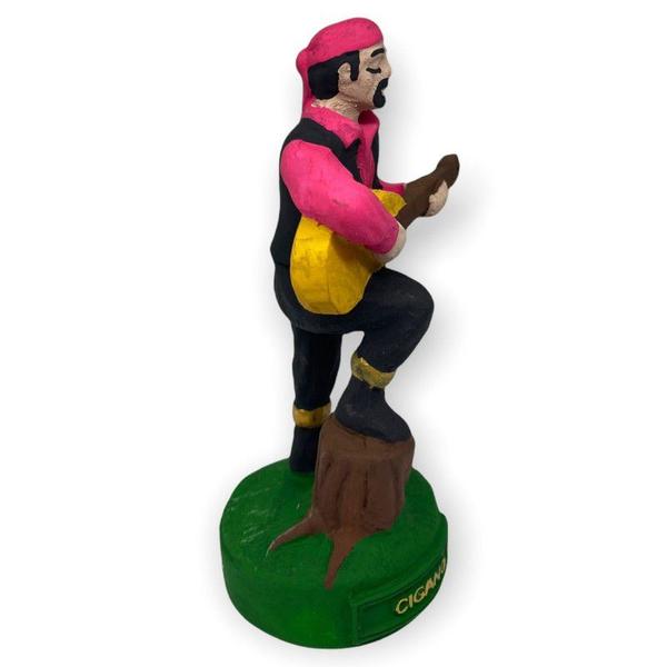 Imagem de Escultura Cigano Rosa 11 cm em Resina