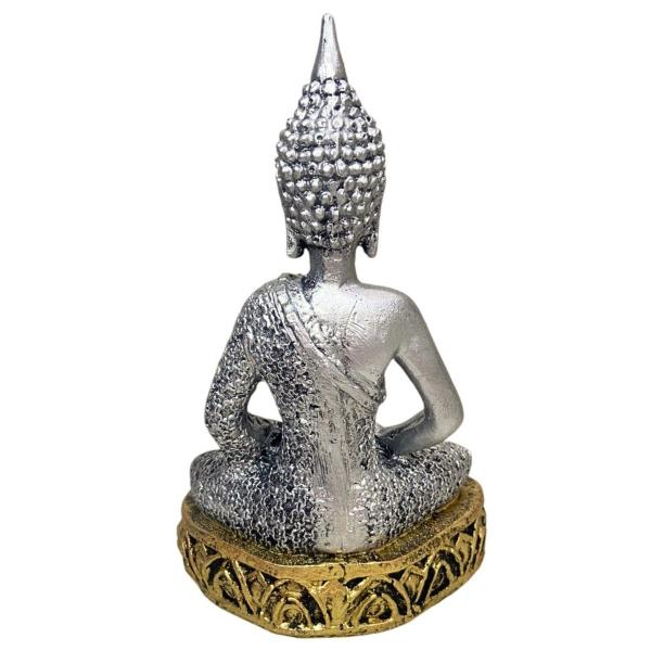 Imagem de Escultura Decorativa em Resina Buda Hindu 21cm em Resina Meditação