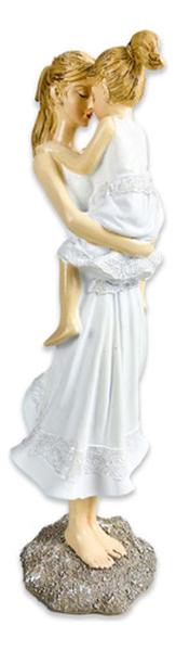 Imagem de Escultura Decorativa Mãe E Filha Resina 23Cm Altura