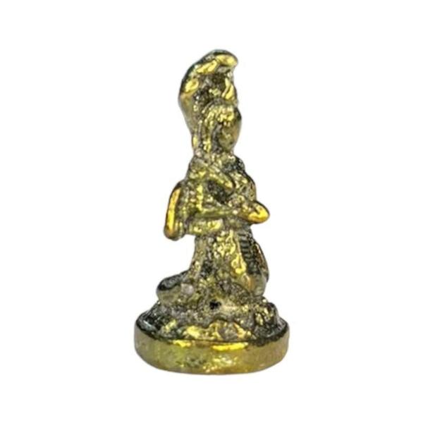 Imagem de Escultura Deusa Serpente Indiana Naga 3 Cm Em Metal