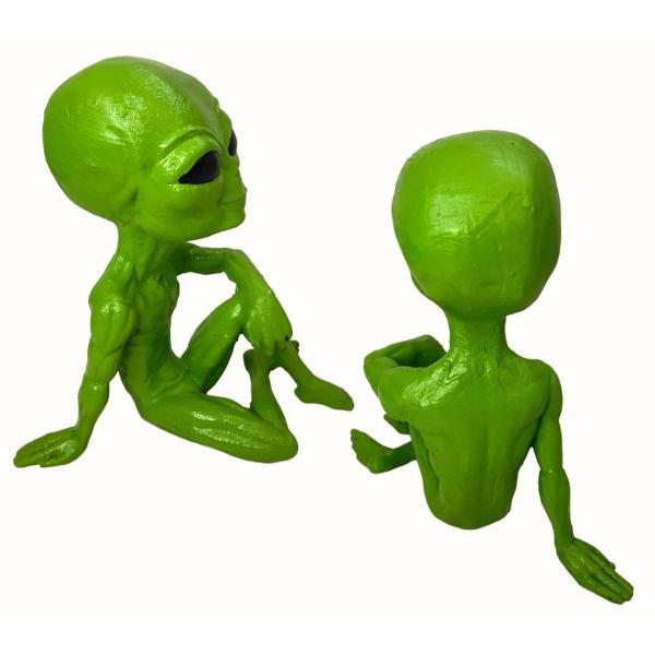 Imagem de Escultura Em Resina Mini Alienígena E.t Diversas Cores