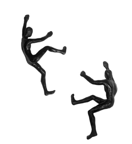 Imagem de Escultura Escalador Direita/esquerda 28cm- Preto