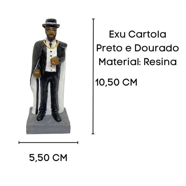 Imagem de Escultura Exú Cartola 10,5 cm em Resina - Selecione a Cor