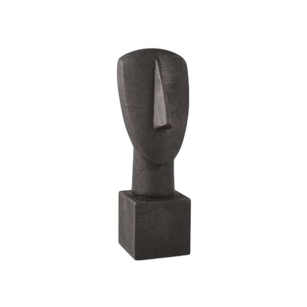 Imagem de Escultura Face Preto em Poliresina - Mart