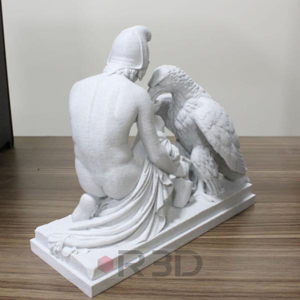 Imagem de Escultura Ganimedes E A Águia De Júpiter 20 Cm