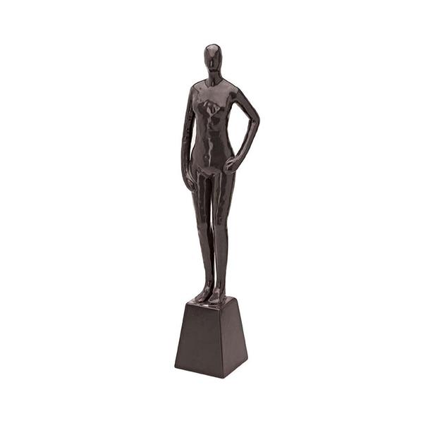 Imagem de Escultura Homem Em Cerâmica Preto Mart 4410 cm