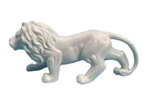 Imagem de Escultura LEAO EM PORCELANA 21x9CM Decoração