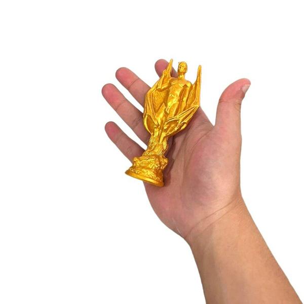 Imagem de Escultura Lúcifer Do Ouro 12 cm Dourado em Resina