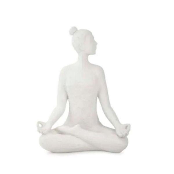 Imagem de Escultura Yoga Posição De Lótus 18522 30X22X15,5Cm Mart