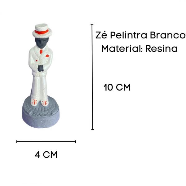 Imagem de Escultura Zé Pelintra em Resina 10 cm  - Selecione a Cor