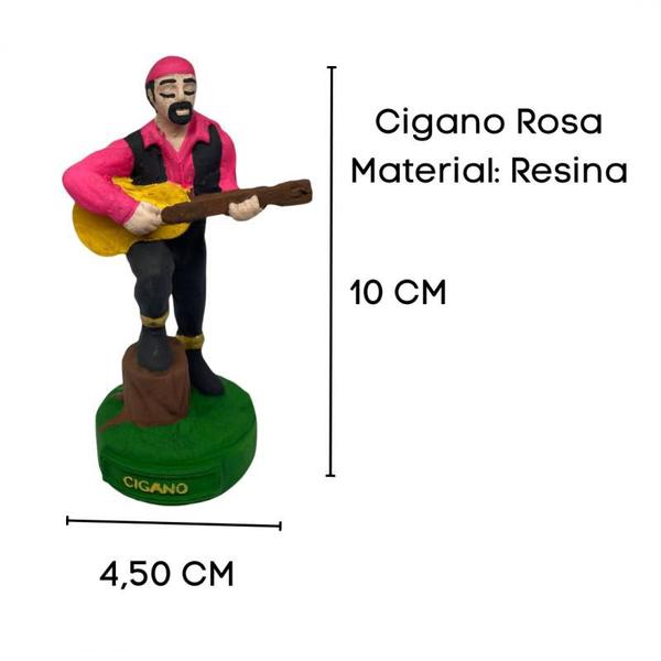 Imagem de Esculturas Casal Ciganos em Resina 10 cm - Selecione a Cor