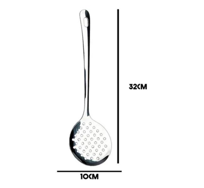 Imagem de Escumadeira de Arroz em Aço Inox Linha Classic 32cm