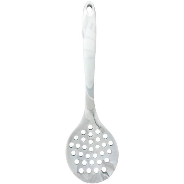 Imagem de Escumadeira De Silicone Utensílios Linha Mármore Clink 28x8 Cm