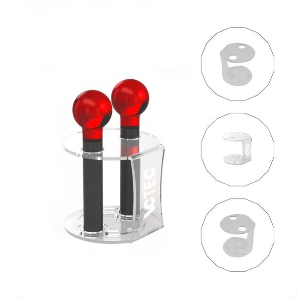 Esfera De Cromoterapia Facial Vermelha Com Suporte - Vctec Imagem de Esfera De Cromoterapia Facial Vermelha Com Suporte