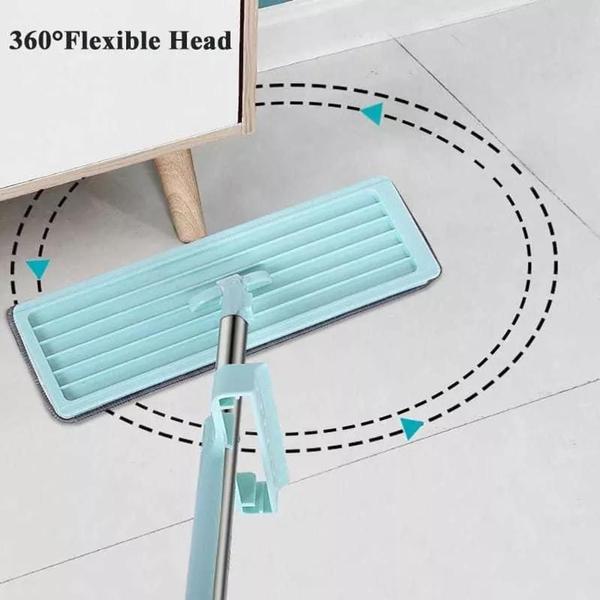 Imagem de Esfregão de Limpeza Inteligente com Pano Microfibra Rodo Magico Mop 360