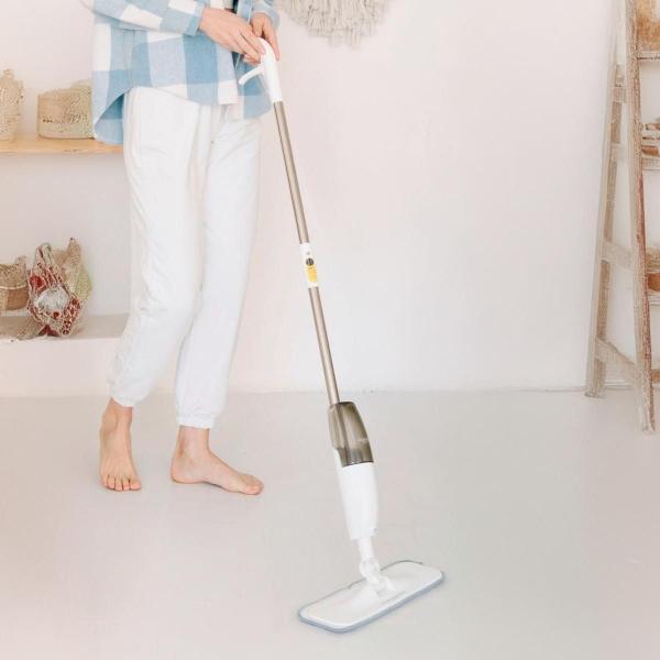 Esfregão Spray Regulável Limpeza Rápida E Prática Microfibra - Bellator Imagem de Esfregão Spray Regulável Limpeza Rápida E Prática Microfibra