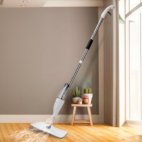 Esfregão Spray Regulável Limpeza Rápida E Prática Microfibra - Bellator Imagem de Esfregão Spray Regulável Limpeza Rápida E Prática Microfibra