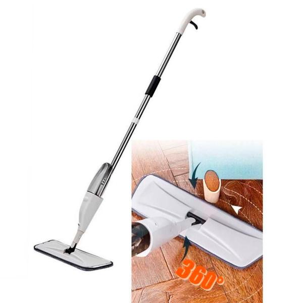 Esfregão Spray Regulável Limpeza Rápida E Prática Microfibra - Bellator Imagem de Esfregão Spray Regulável Limpeza Rápida E Prática Microfibra