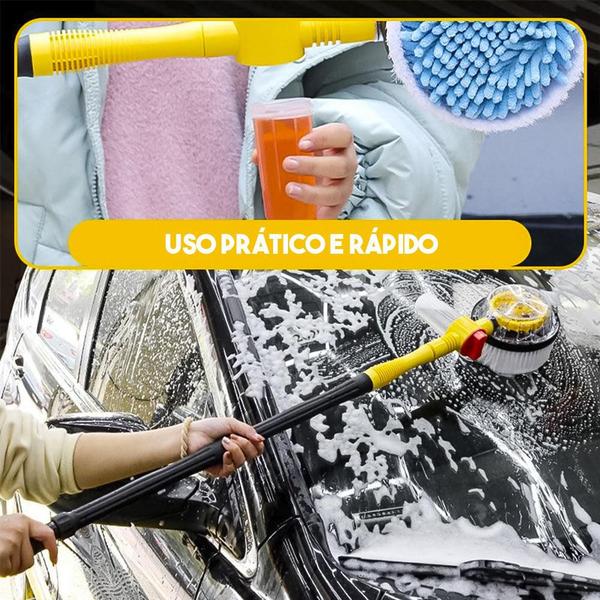 Imagem de Esguicho Alta Pressão Automotivo Suporte De Sabao Não Risca