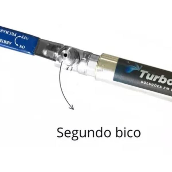 Imagem de Esguicho Alta Pressão Longo Com 2 Bicos 68cm Turbo Jet