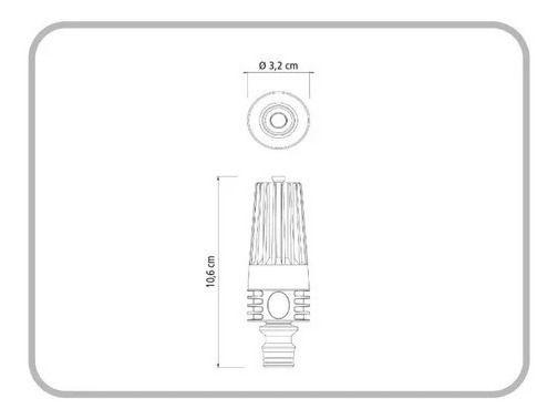 Imagem de Esguicho Com Jato Regulável Para Engate Rápido Tramontina