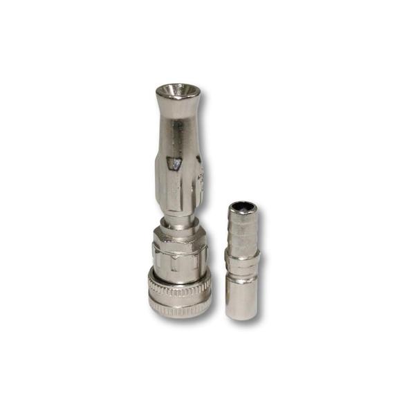 Esguicho Metal 1/2 pol para Jardim com Engate Rápido e Pino - Menco Imagem de Esguicho Metal 1/2 pol para Jardim com Engate Rápido e Pino