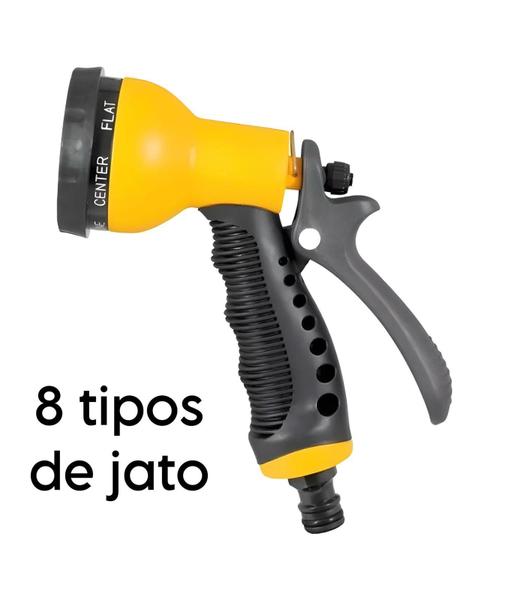 Imagem de Esguicho Pistola Para Mangueira 6 e 8 Jatos Com Engate Idea