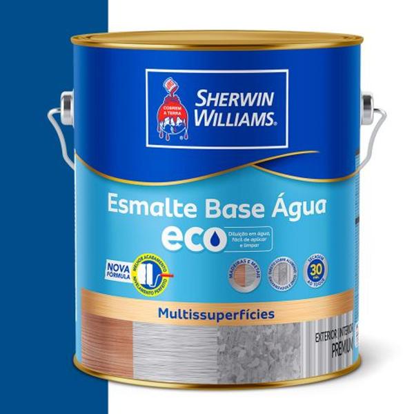 Imagem de ESMALTE METALATEX ECO ALTO BRILHO GALÃO - SHERWIN-WILLIAMS - AZUL DEL REY - 4/180p