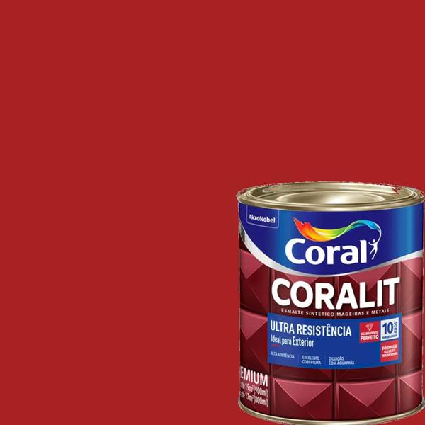 Imagem de Esmalte Sintético Coralit Ultra Resistência Alto Brilho 900ml - CORAL