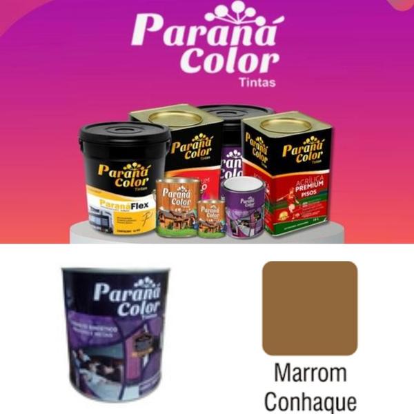 Imagem de Esmalte Sintético Paraná Color Marrom Conhaque 900ml