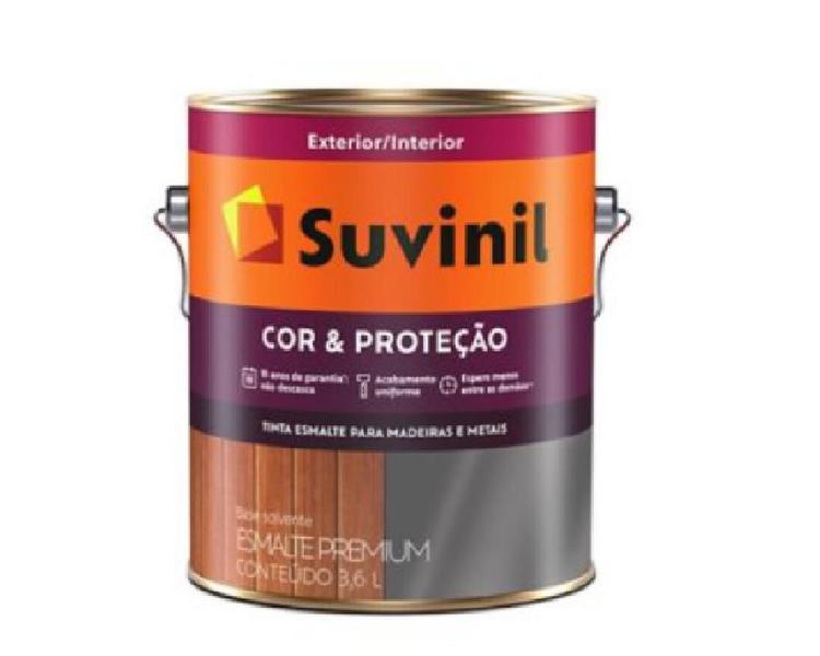 Imagem de Esmalte Sintético Suvinil Ferro Madeira Brilhante 3,6L