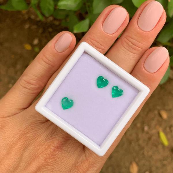 Imagem de Esmeralda Coração SET 1,78ct