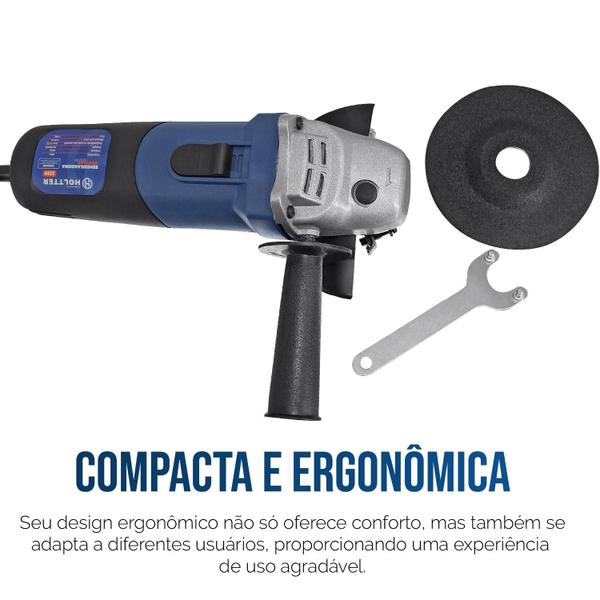 Imagem de Esmerilhadeira Angular 115mm 4 1/2 820w 11000rpm Oferta