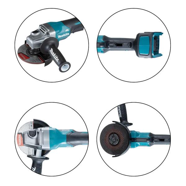 Imagem de Esmerilhadeira Angular 125Mm Sem Fio 40V Resistência Água Motor BL Com Protetor GA016GZ Makita