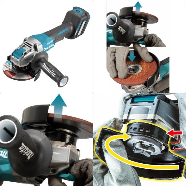 Imagem de Esmerilhadeira Angular 125Mm Sem Fio 40V Resistência Água Motor BL Com Sistema AWS GA044GZ05 Makita