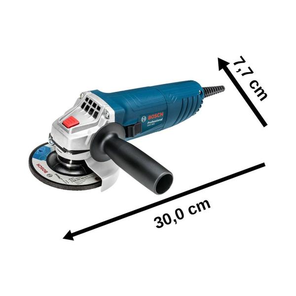 Imagem de Esmerilhadeira angular 4.1/2" 850W com maleta e 3 Discos - GWS 850 - Bosch