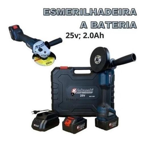 Imagem de Esmerilhadeira Bateria 25V Brushless Nakasaki Bivolt