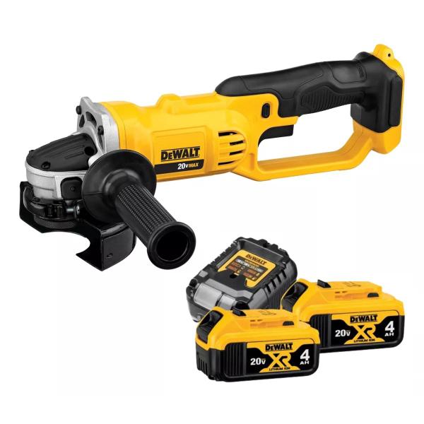 Imagem de Esmerilhadeira Dcg412 2 Baterias 20v 4ah + Carregador Dewalt